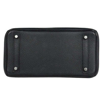 Hermes Birkin 30 Handbag Taurillon Clemence Black — view 5