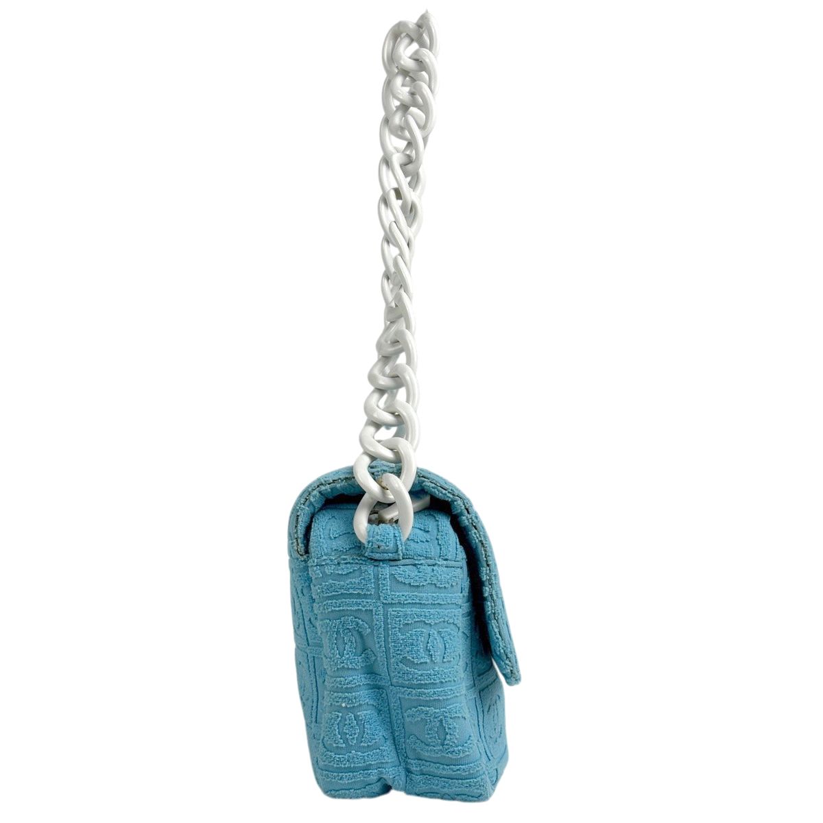 Chanel CC Logo che Shoulder Bag toblue — view 4