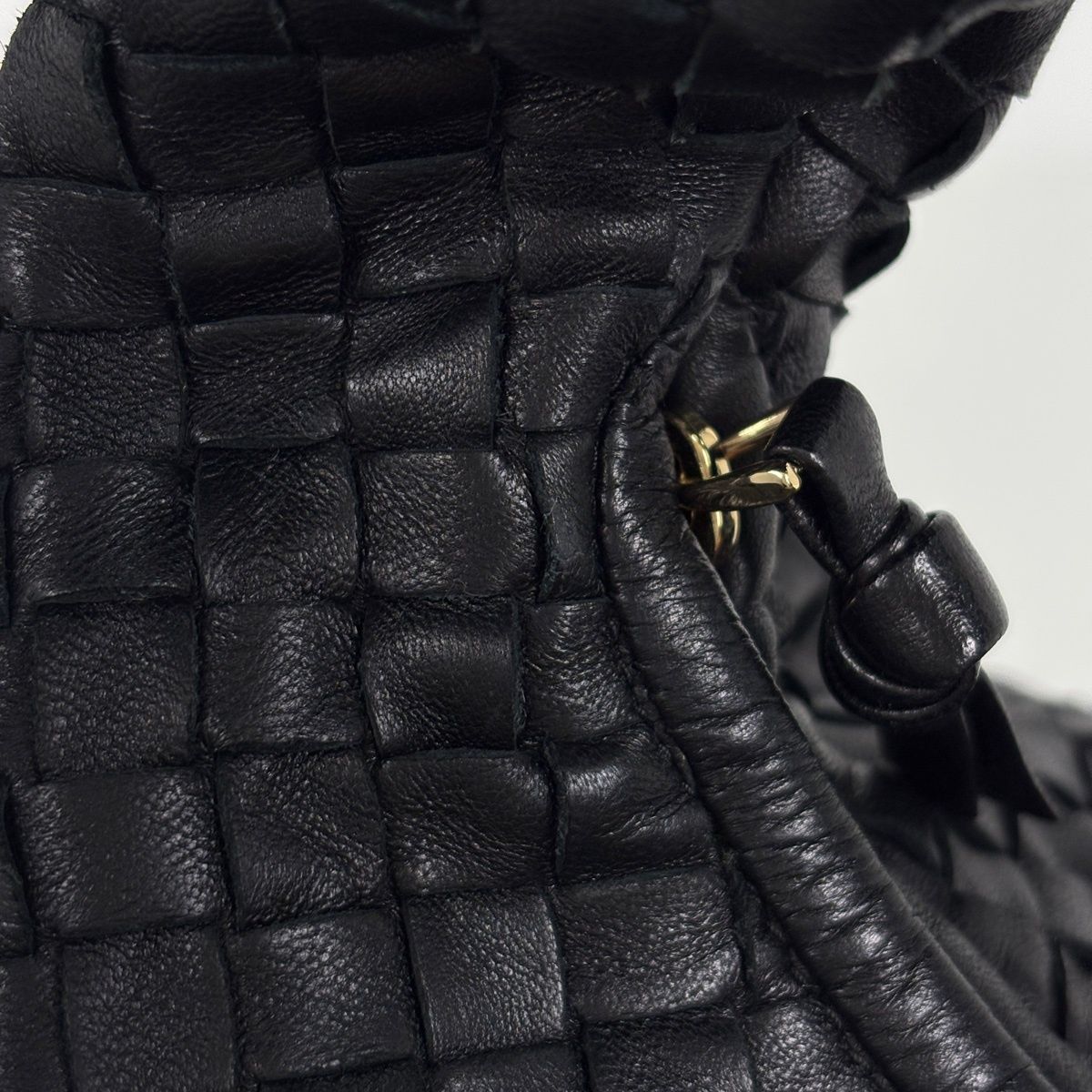 Bottega Veneta Shoulder Bag Bo Leather Black — view 4