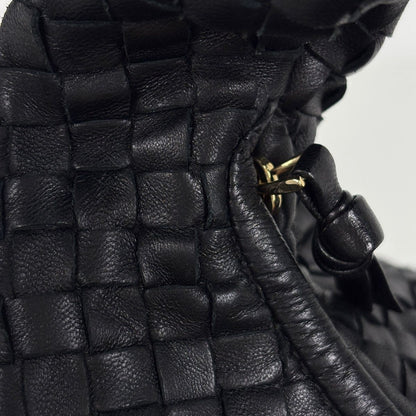 Bottega Veneta Shoulder Bag Bo Leather Black — view 4