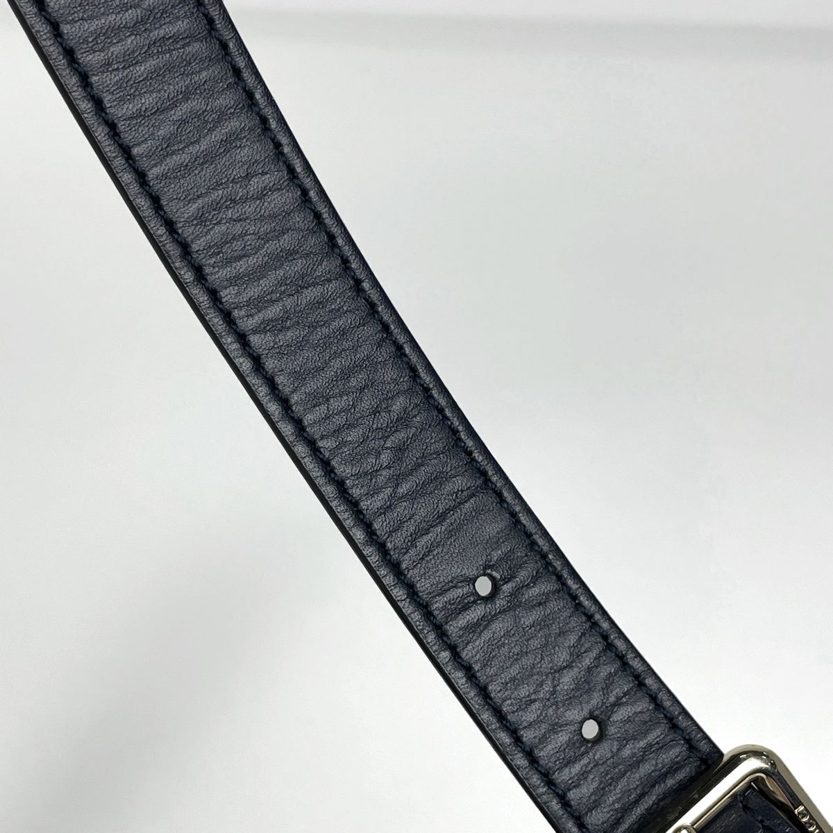 Gucci GG Pattern Shoulder Bag Sherry Line Canvas Navy Beige — view 7
