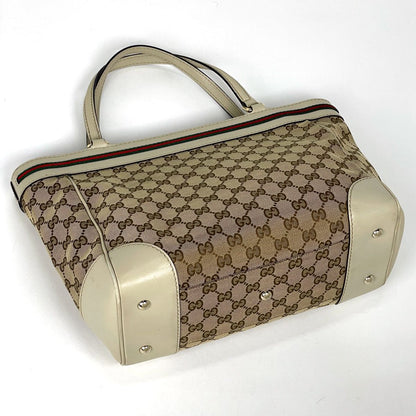 Gucci GG Pattern Tote Sherry Line Canvas Beige — view 2