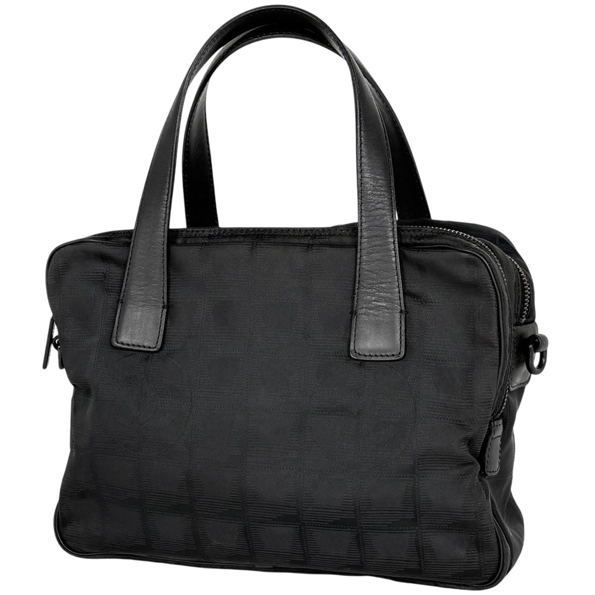 Chanel leline Handbag Nylon Black