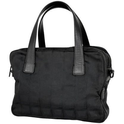 Chanel leline Handbag Nylon Black