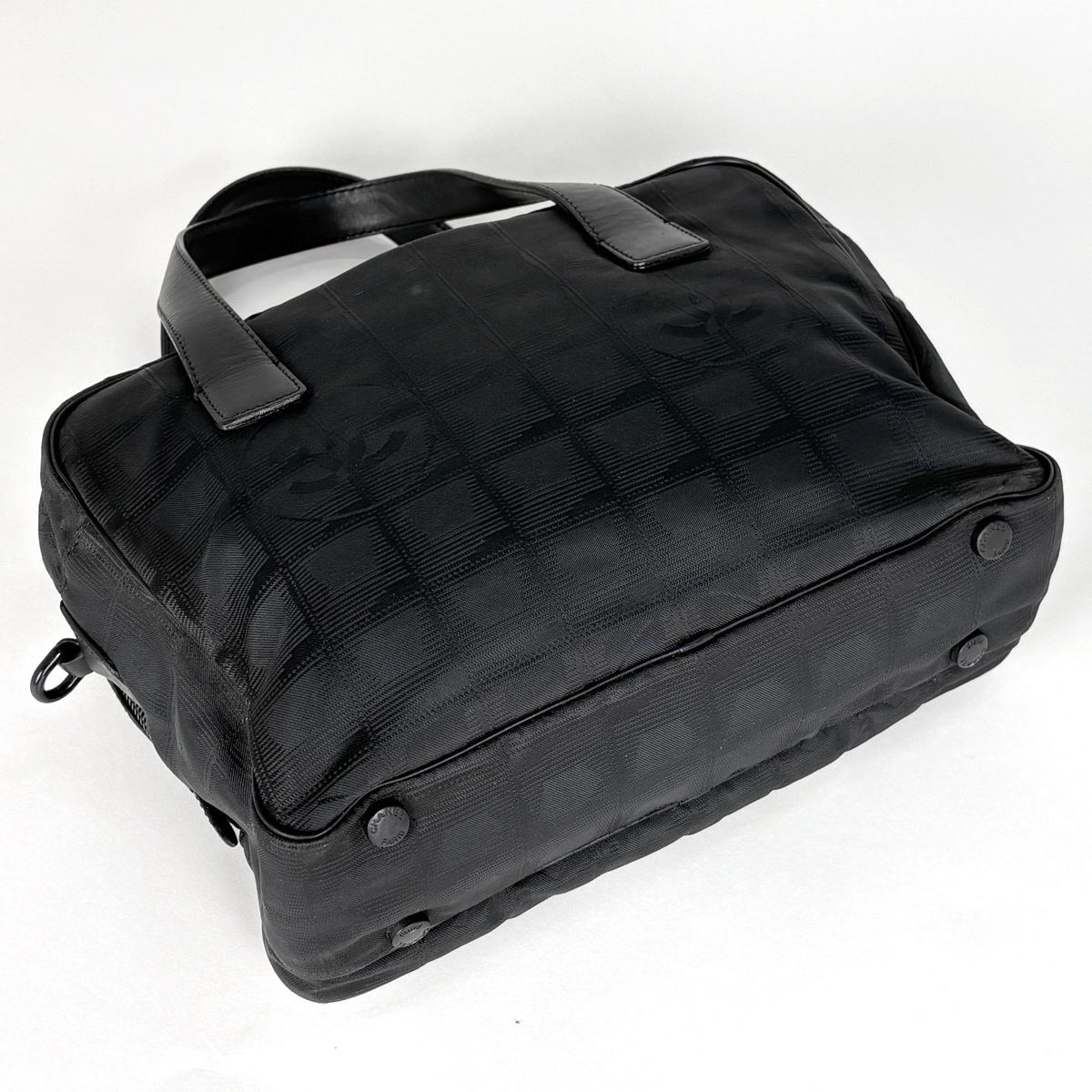 Chanel leline Handbag Nylon Black — view 2