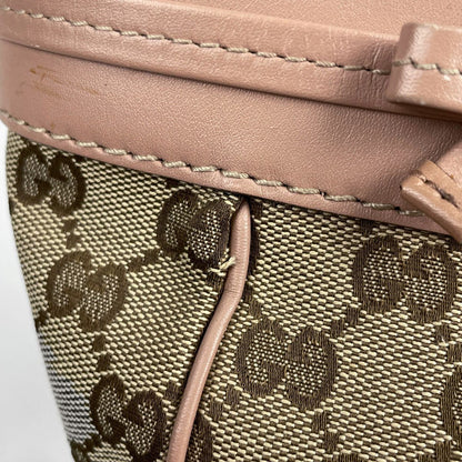 Gucci GG Pattern Tote Canvas Beige Pink — view 4