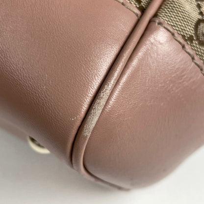 Gucci GG Pattern Tote Canvas Beige Pink — view 3
