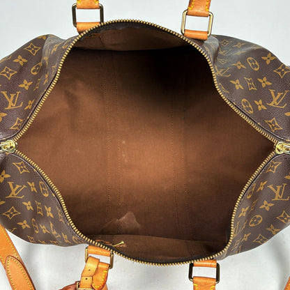 Louis Vuitton Keepall Bandouliere 45 Monogram Brown — view 9