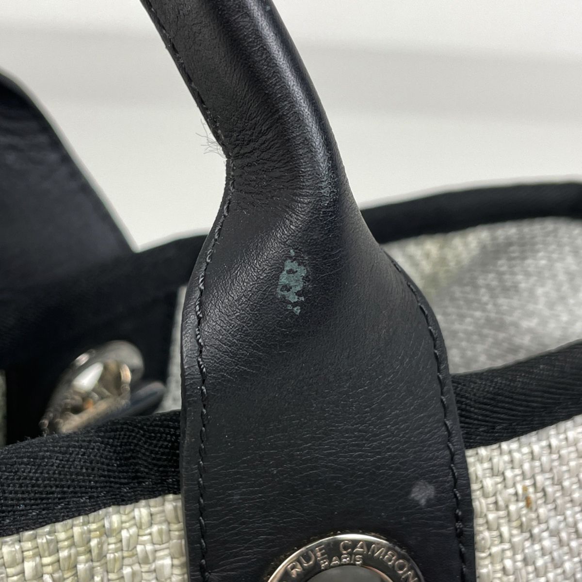 Chanel Deauville Line Che Tote 2-Way Gray Black — view 6