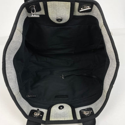 Chanel Deauville Line Che Tote 2-Way Gray Black — view 8