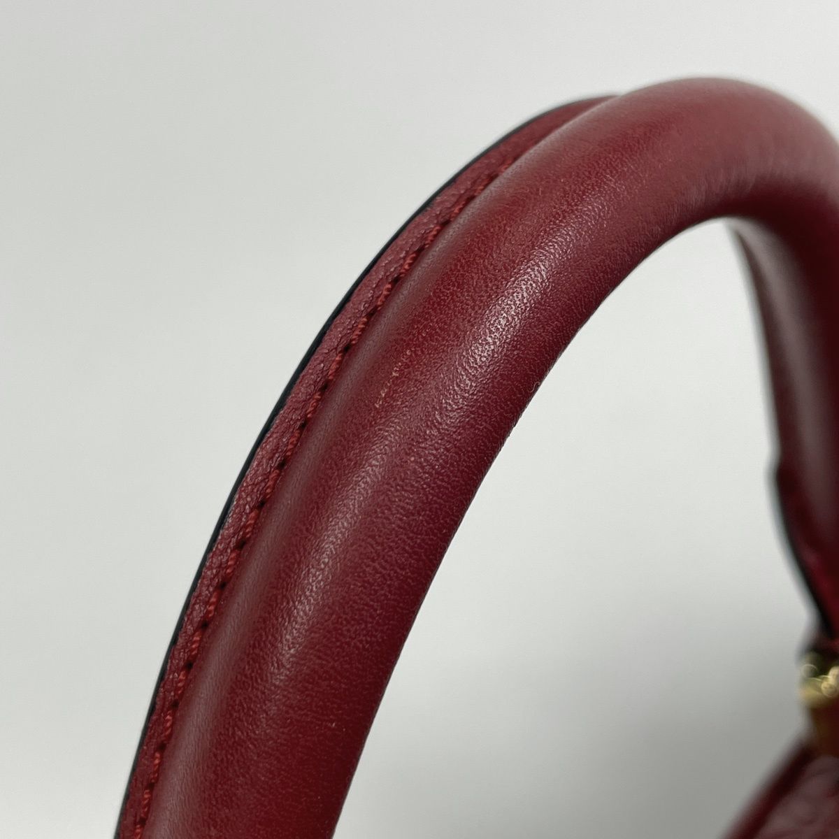 Loewe Anagram Handbag 2-Way Leather Red — view 5