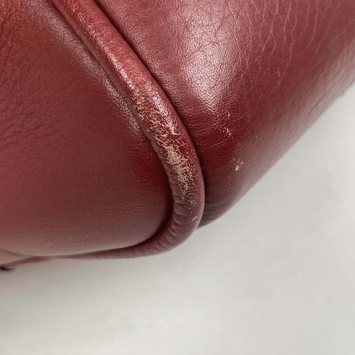 Loewe Anagram Handbag 2-Way Leather Red — view 3