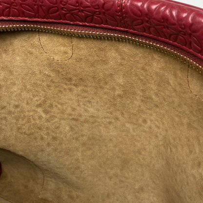 Loewe Anagram Handbag 2-Way Leather Red — view 6
