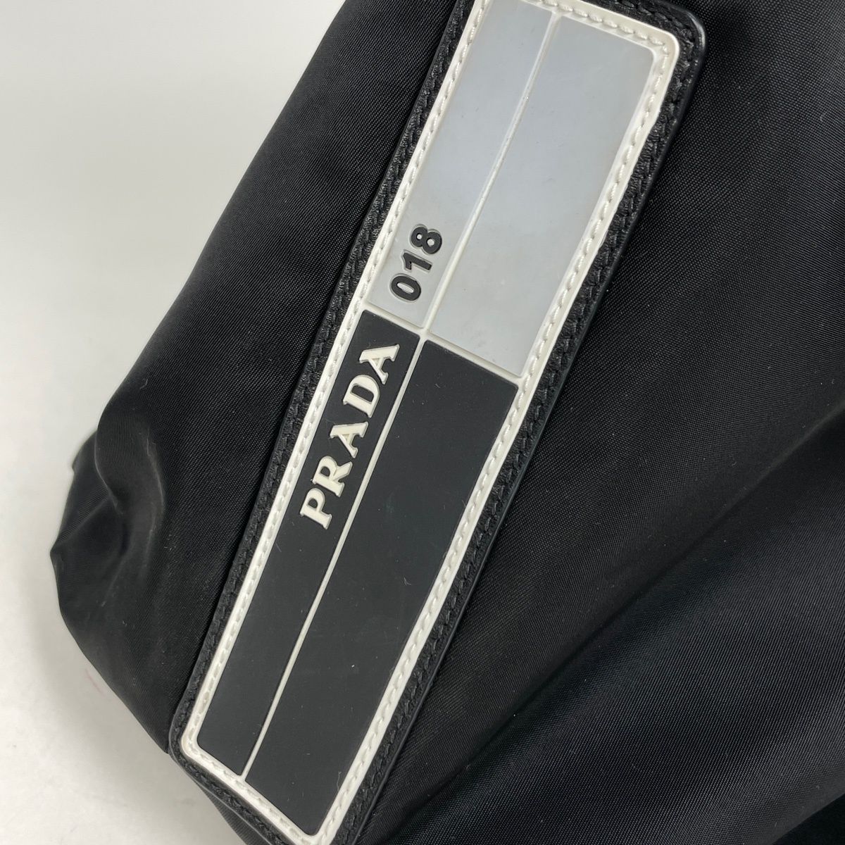 Prada Logo Shoulder Bag Nylon — view 4