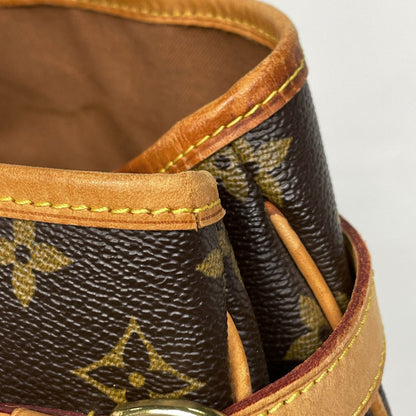 Louis Vuitton Shoulder Bag Tote Monogram Brown — view 5
