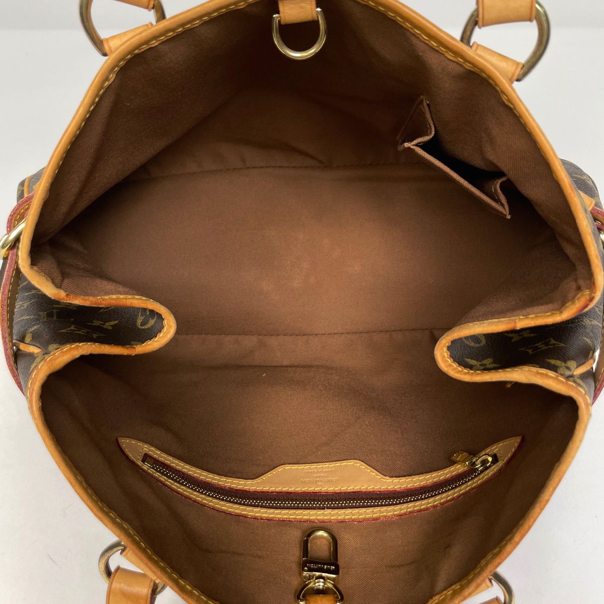 Louis Vuitton Shoulder Bag Tote Monogram Brown — view 8