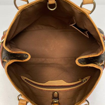 Louis Vuitton Shoulder Bag Tote Monogram Brown — view 8