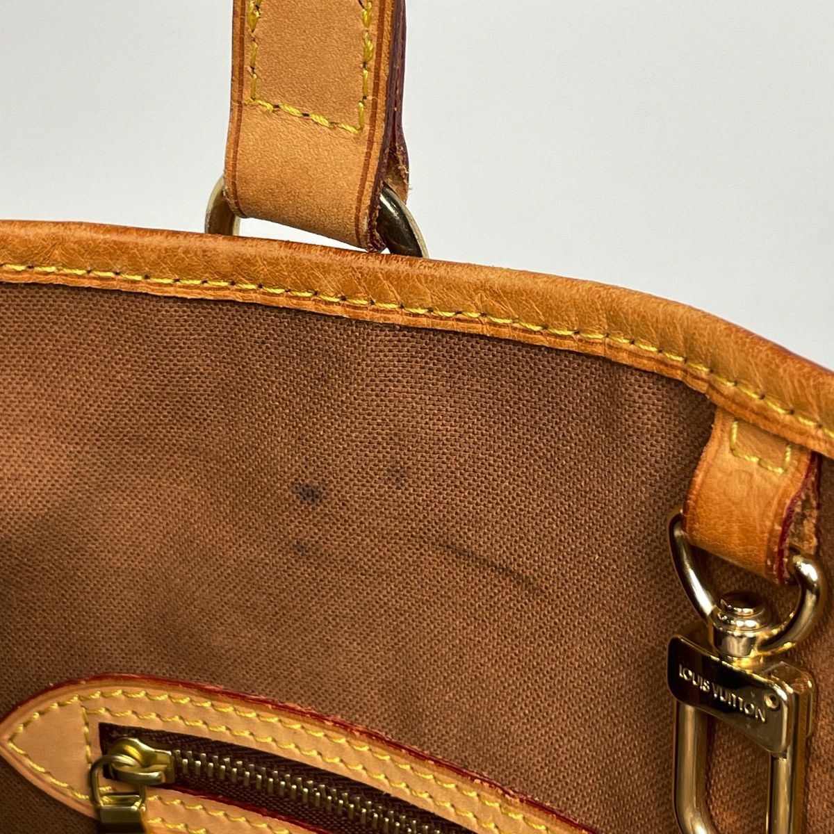 Louis Vuitton Shoulder Bag Tote Monogram Brown — view 7