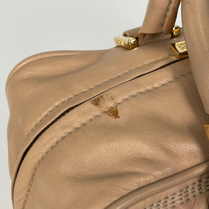 Loewe Amazona 28 Anagram Handbag Leather Beige — view 4