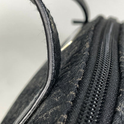 Dior o-le Tobta Pattern Handbag Canvas Black — view 4
