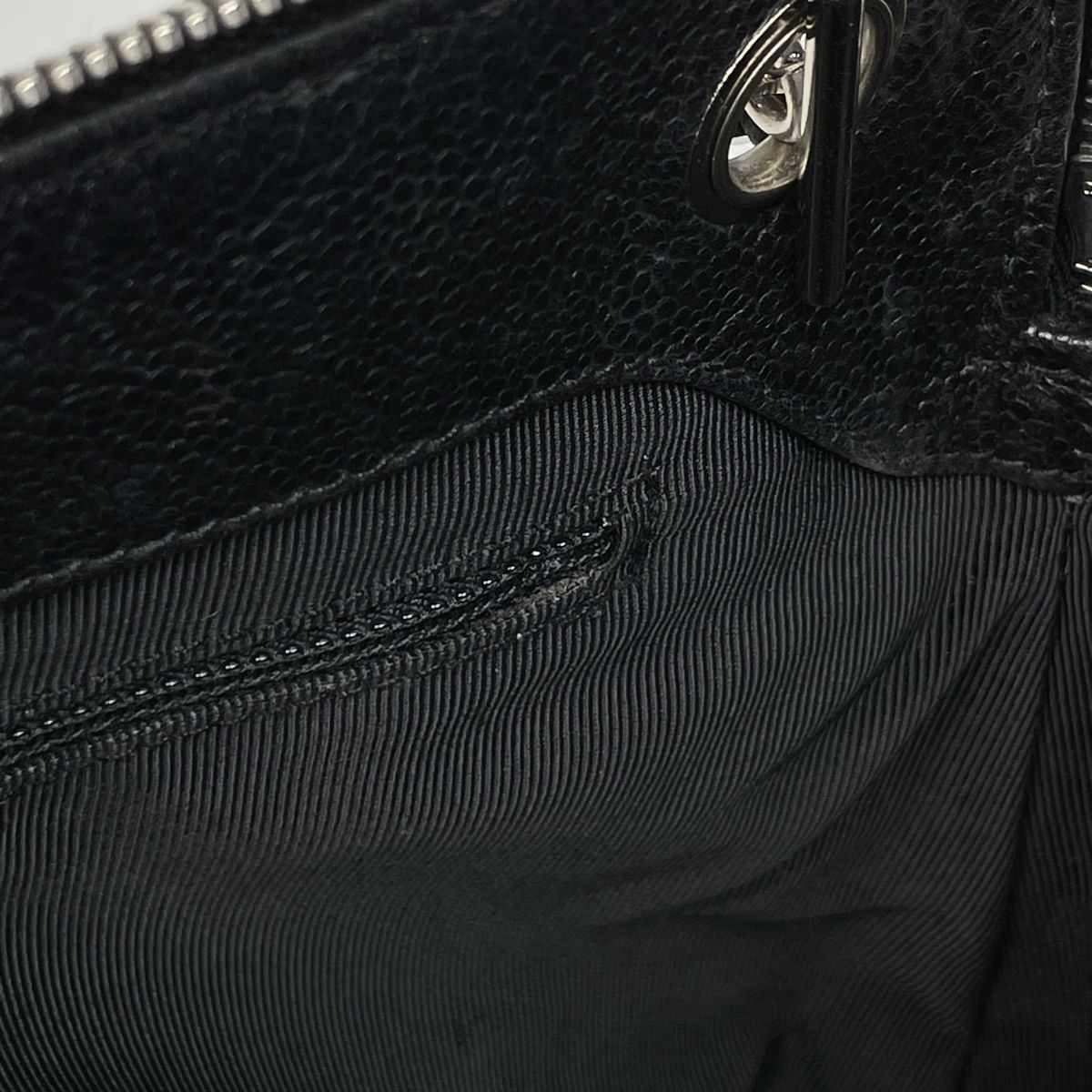 Chanel Logo Che Shoulder Bag Black — view 7