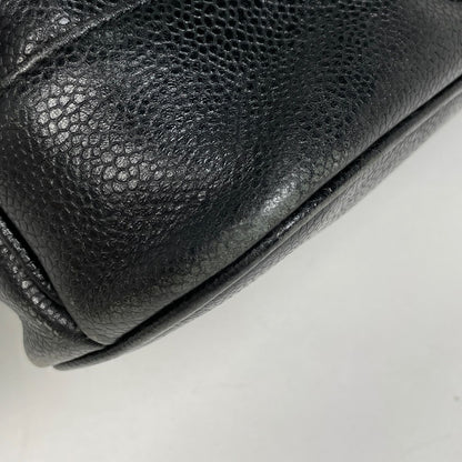 Chanel Logo Che Shoulder Bag Black — view 3