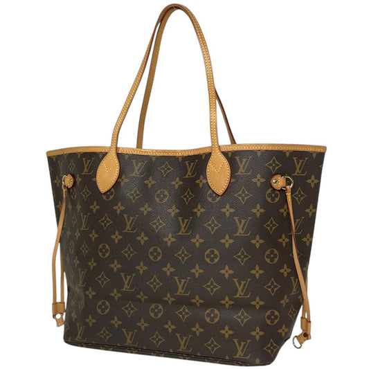 Louis Vuitton Neverfull MM Shoulder Bag Tote Monogram Brown