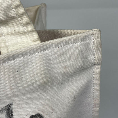 Chanel CC Logo Tote Kuru Zline Canvas White — view 4