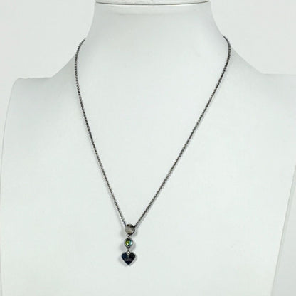 Gucci Heart Motif Necklace 925 Sterling Silver — view 4