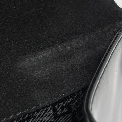 Gucci Logo Shoulder Bag Canvas Black — view 7