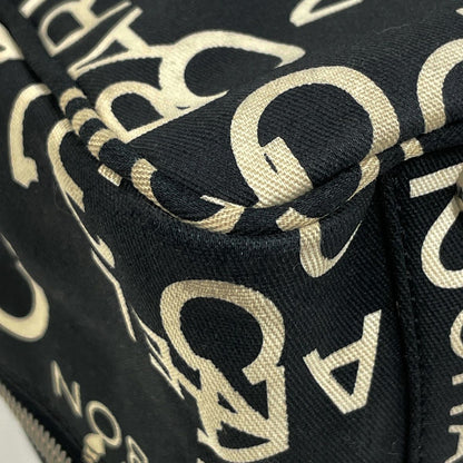 Chanel Tote Canvas Black White — view 3
