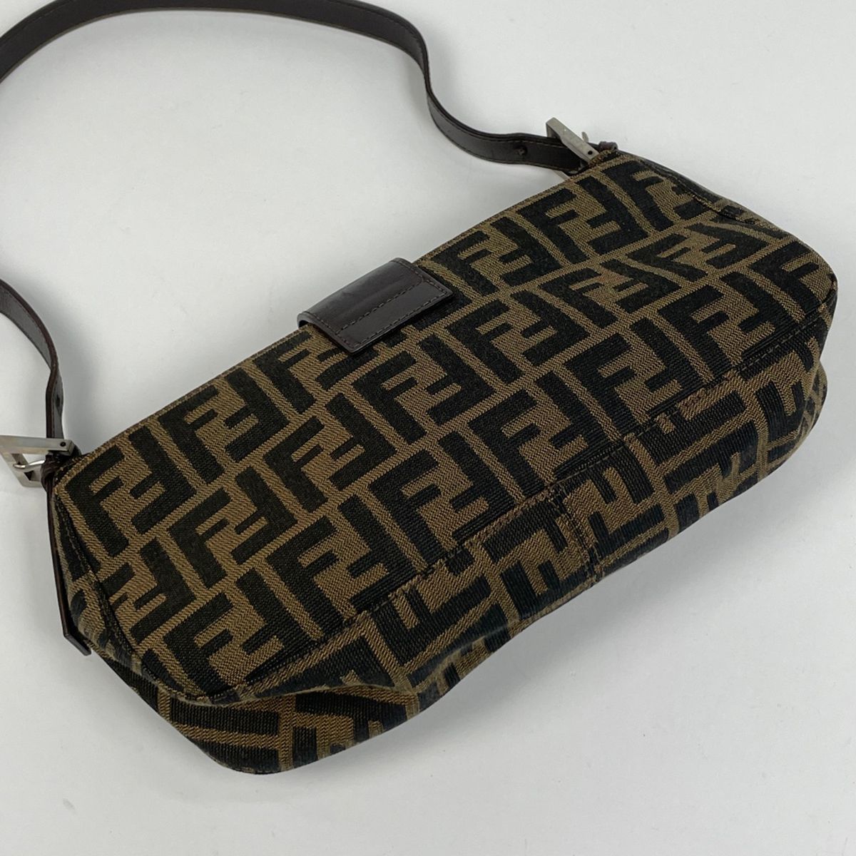 Fendi Shoulder Bag Canvas Brown — view 2