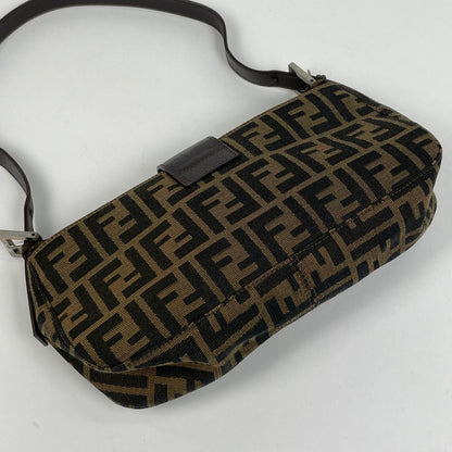 Fendi Shoulder Bag Canvas Brown — view 2