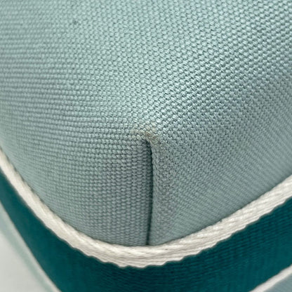 Hermes Black PM Pouch Logo Handbag Cotton toblue — view 3