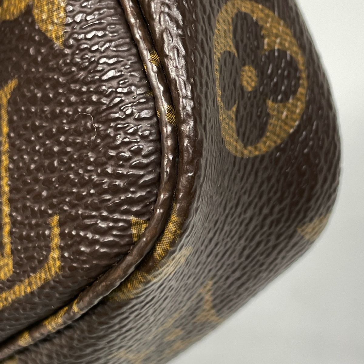 Louis Vuitton Pochette Makeup Cosmetics Pouch Monogram Brown — view 3