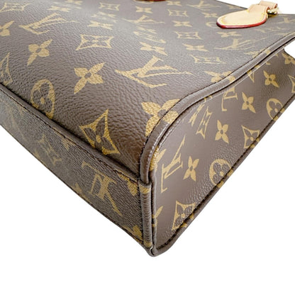Louis Vuitton Monogram Handbag Sac Plat BB Brown — view 6