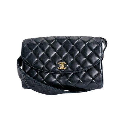 Chanel Lambskin Cross Belt Bag Quilted Black — view 2