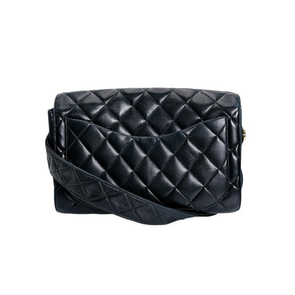 Chanel Lambskin Cross Belt Bag Quilted Black — view 3