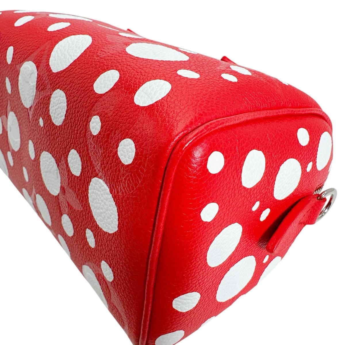 Louis Vuitton Empreinte Speedy Bandouliere 25 Yayoi Kusama Shoulder Bag Red — view 7