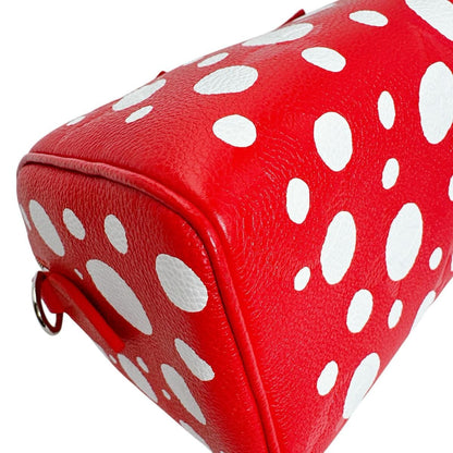 Louis Vuitton Empreinte Speedy Bandouliere 25 Yayoi Kusama Shoulder Bag Red — view 8