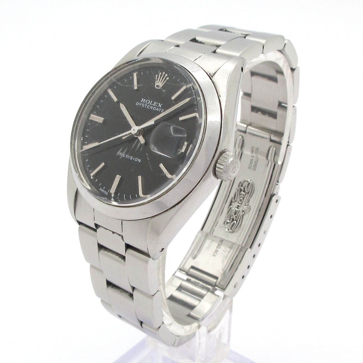 Rolex Watch Oistar SS lawindshield Black — view 2