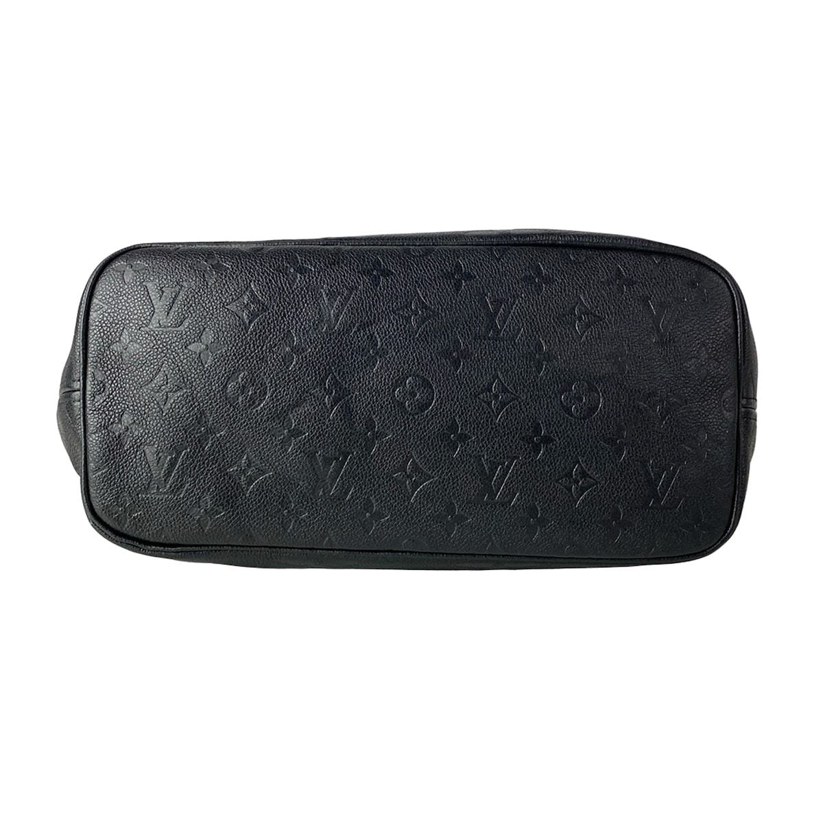 Louis Vuitton Tote Monogram Empreinte Neverfull MM Noir Leather Cowhide — view 5