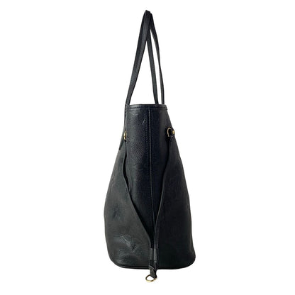 Louis Vuitton Tote Monogram Empreinte Neverfull MM Noir Leather Cowhide — view 2