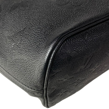Louis Vuitton Tote Monogram Empreinte Neverfull MM Noir Leather Cowhide — view 6