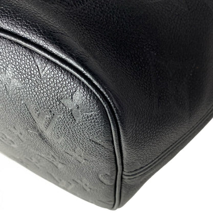 Louis Vuitton Tote Monogram Empreinte Neverfull MM Noir Leather Cowhide — view 7