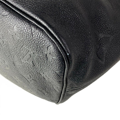 Louis Vuitton Tote Monogram Empreinte Neverfull MM Noir Leather Cowhide — view 9