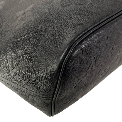 Louis Vuitton Tote Monogram Empreinte Neverfull MM Noir Leather Cowhide — view 8