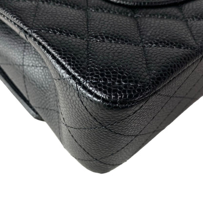 Chanel Shoulder Bag Double Quilted Black Gold — view 8