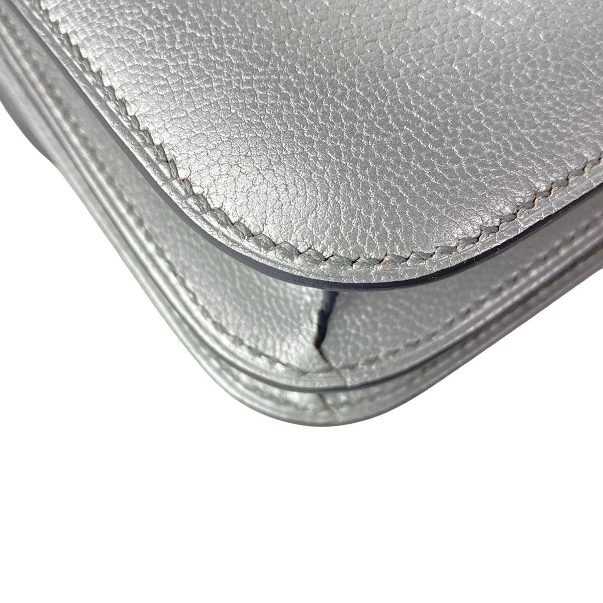 Hermes Shoulder Bag Constance 3 Mini 18 Ale Silver — view 9