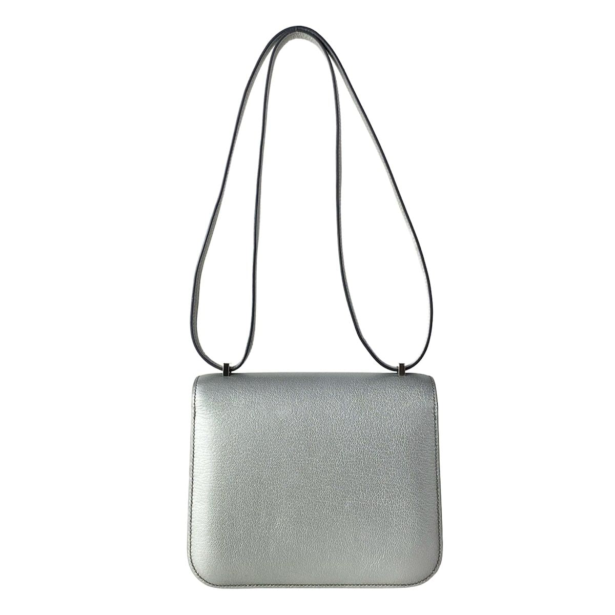 Hermes Shoulder Bag Constance 3 Mini 18 Ale Silver — view 3